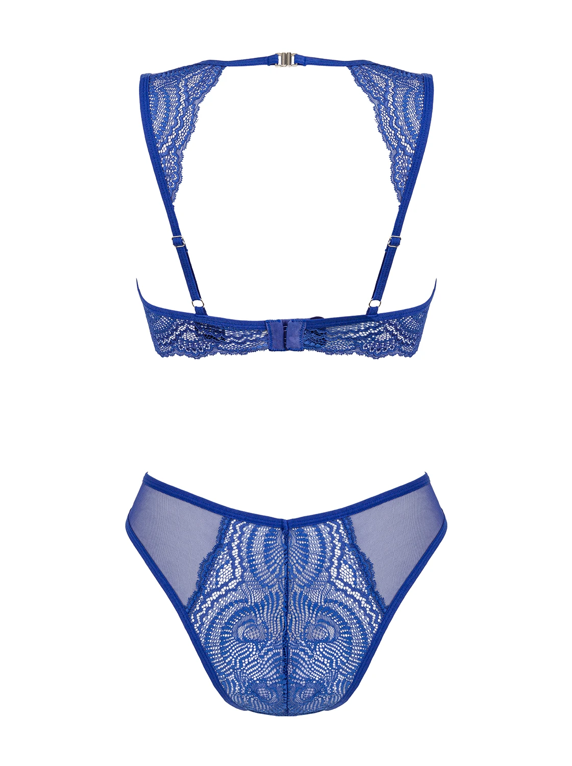Transparentes Dessous Set mit Spitzen-Elementen von Obsessive