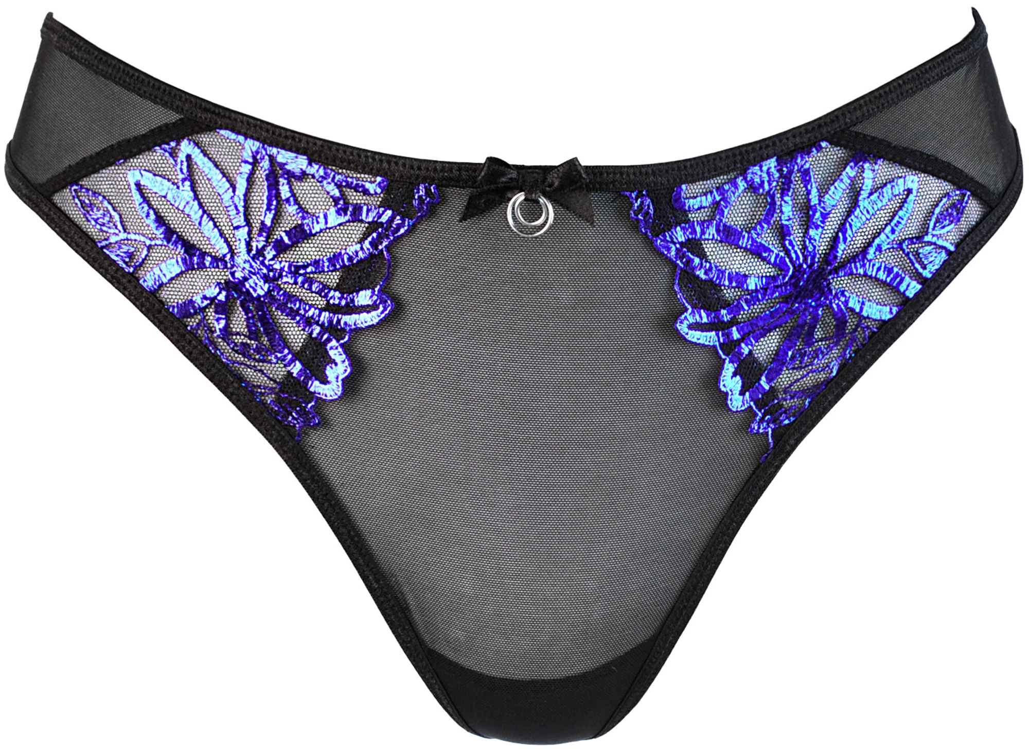 Axami verführerischer String mit floralem Blätter Muster Axami verführerischer String mit floralem Blätter Muster