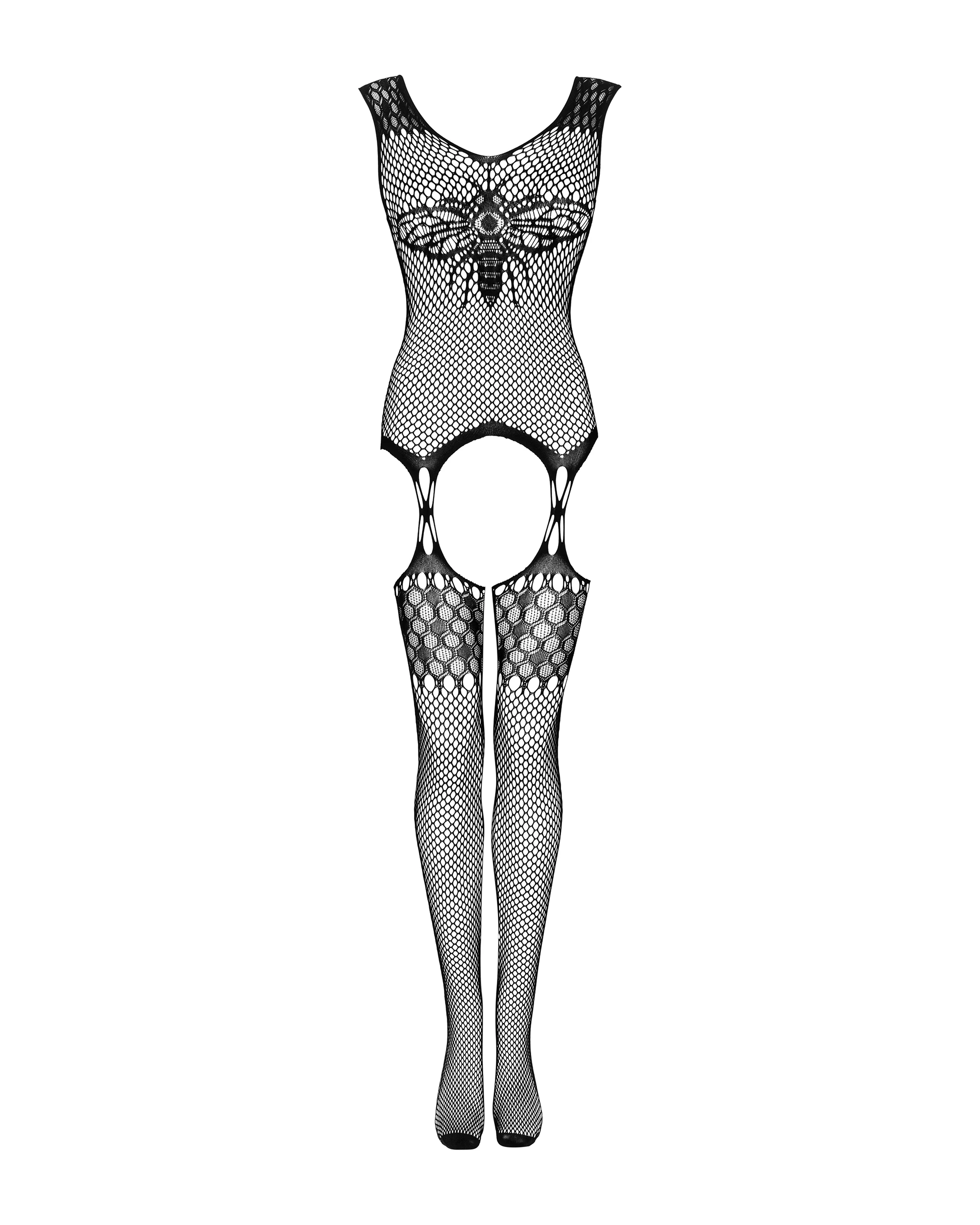 Transparenter Bodystocking G323 ouvert von Obsessive