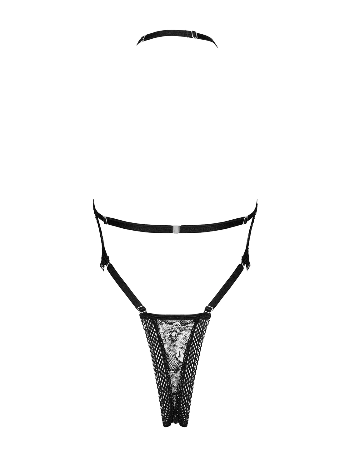 Transparenter elastischer Body mit Tiermuster von Obsessive