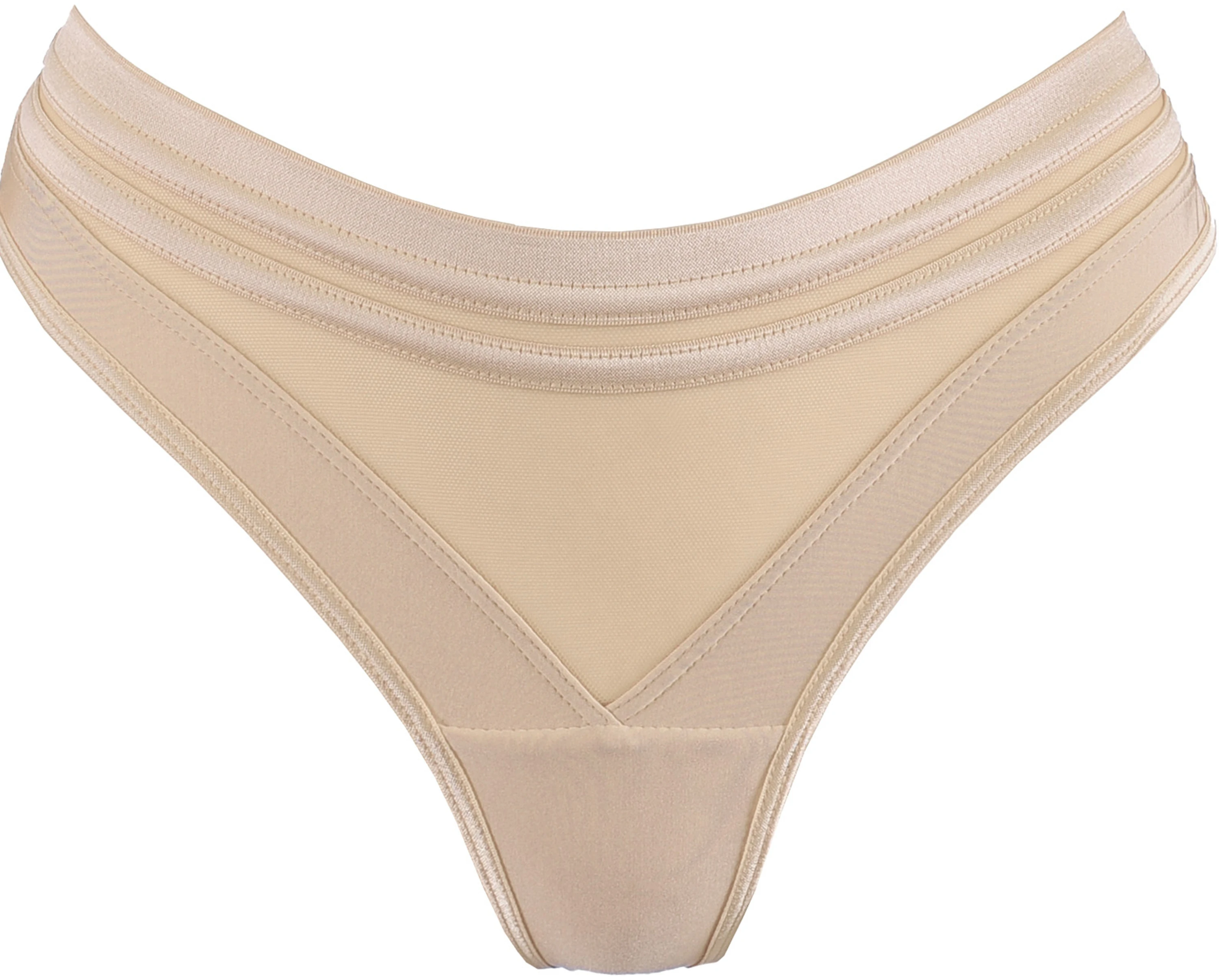 Axami Slip, Brazilian-Slip aus Satinstreifen und Mikrofaser Axami Slip, Brazilian-Slip aus Satinstreifen und Mikrofaser