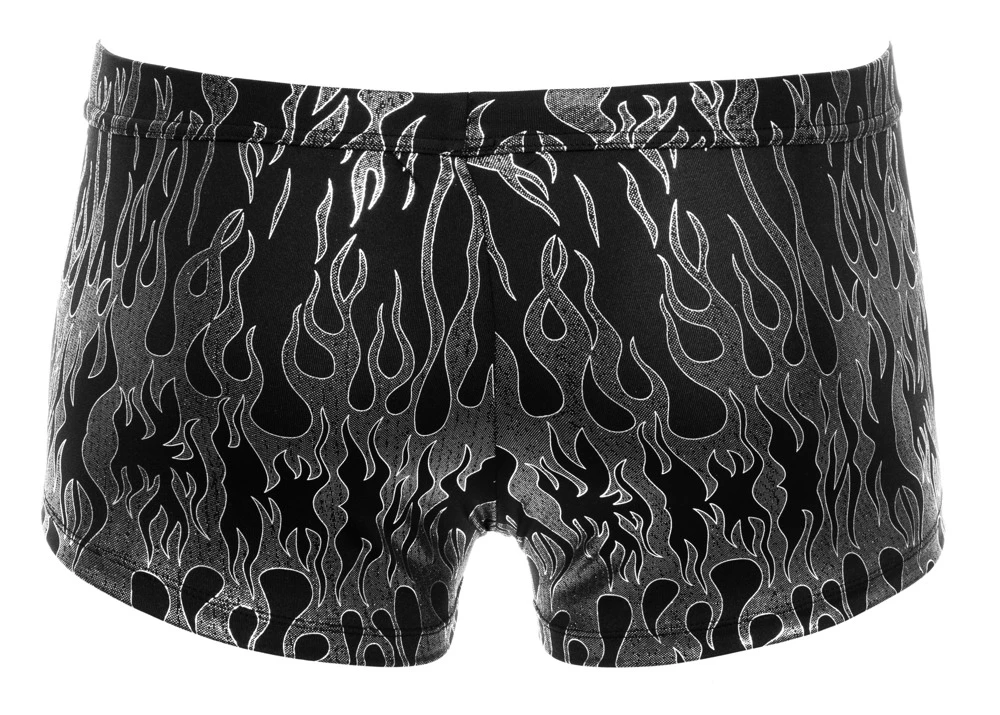 Betonende Pants Schwarz-Silber im Mystic-Metallic-Look von Svenjoyment – sexy glänzend, körpernah geschnitten und elastisch für maskuline Ausstrahlung Betonende Pants Schwarz-Silber im Mystic-Metallic-Look von Svenjoyment – sexy glänzend, körpernah geschnitten und elastisch für maskuline Ausstrahlung