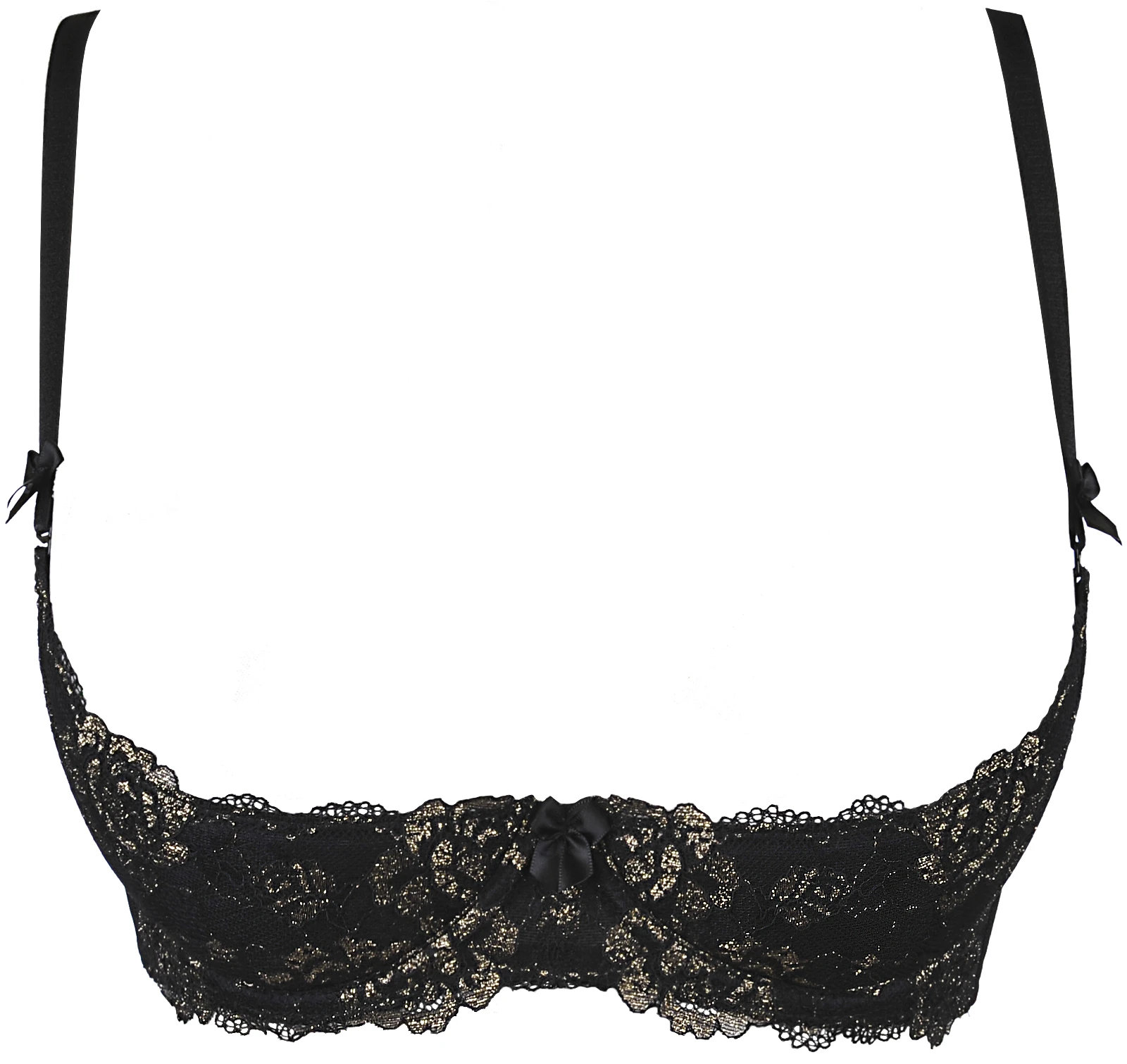 Axami Push up Hebe BH mit goldglänzender Spitze Axami Push up Hebe BH mit goldglänzender Spitze