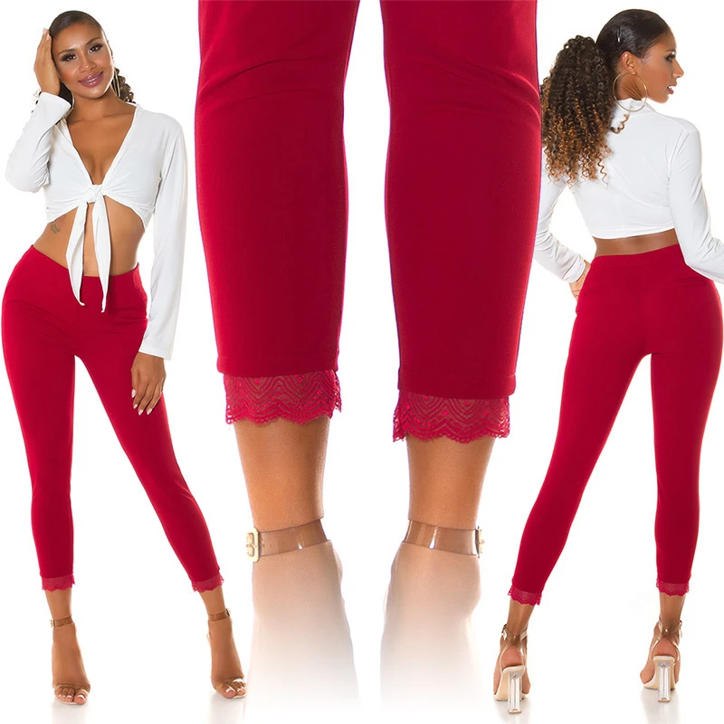 Casual Treggings mit Deko Spitze Casual Treggings mit Deko Spitze
