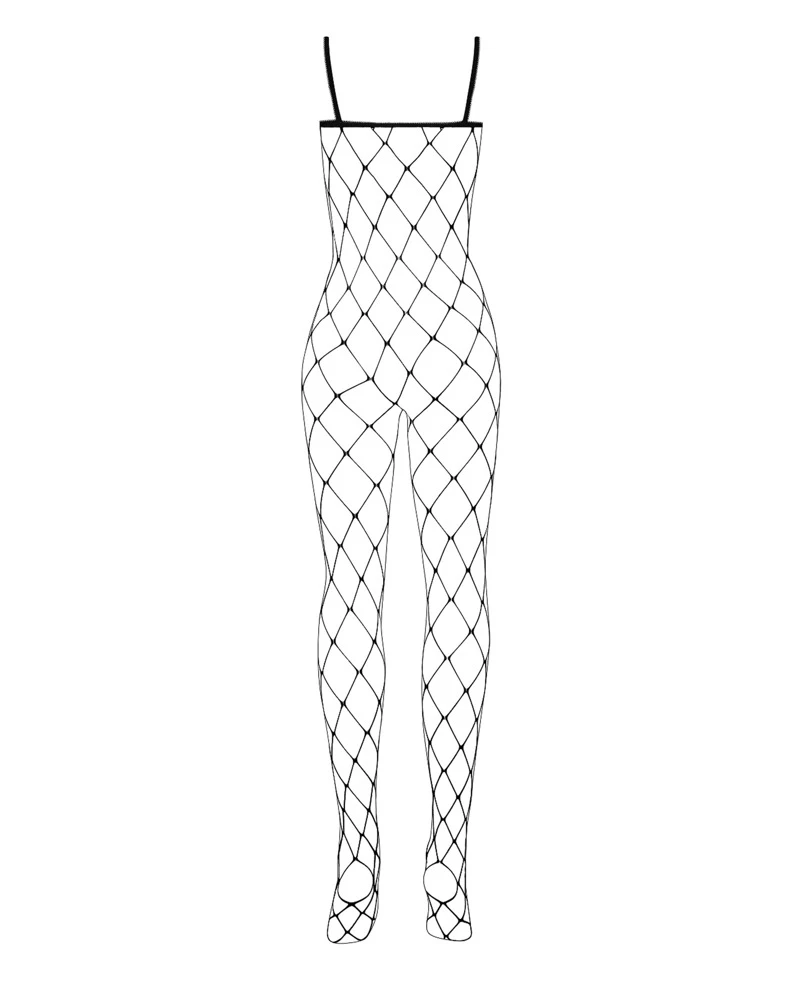 Obsessive Spektakulärer Bodystocking aus elastischem Stoff mit Blumenmuster betont den Körper der Frau. Weich und angenehm zu tragen.