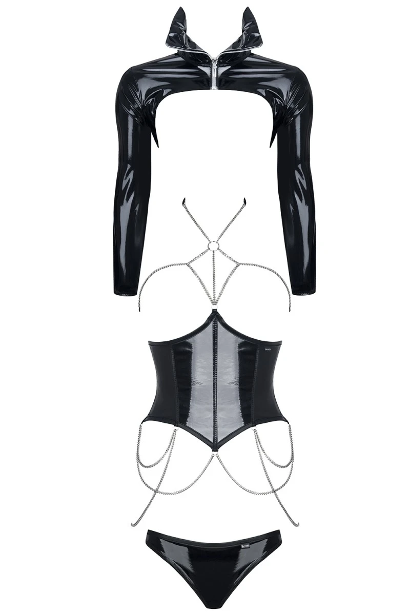 Wetlook Korsett ouvert
