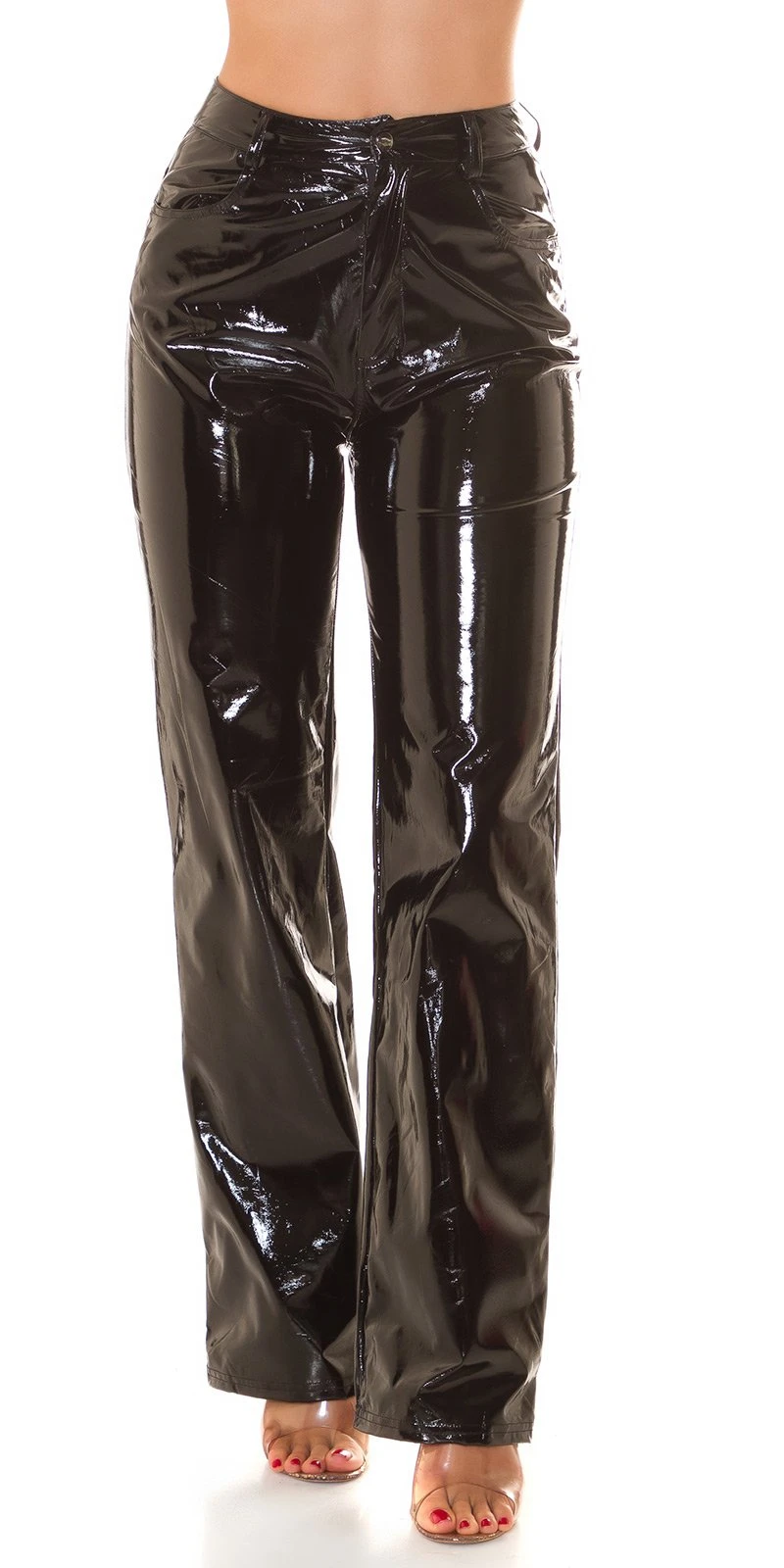 Latex Look Schlaghose Latex Look Schlaghose