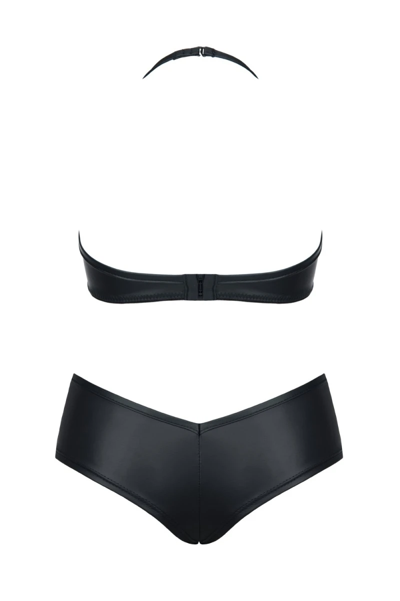 Dessous Set aus mattem Wetlook