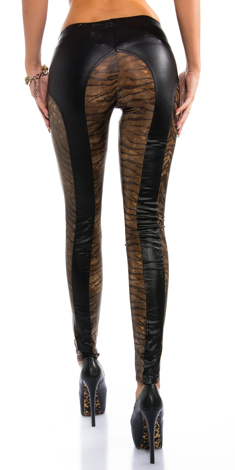 Sexy KouCla Skinny WetLook Pants mit Zipp Sexy KouCla Skinny WetLook Pants mit Zipp