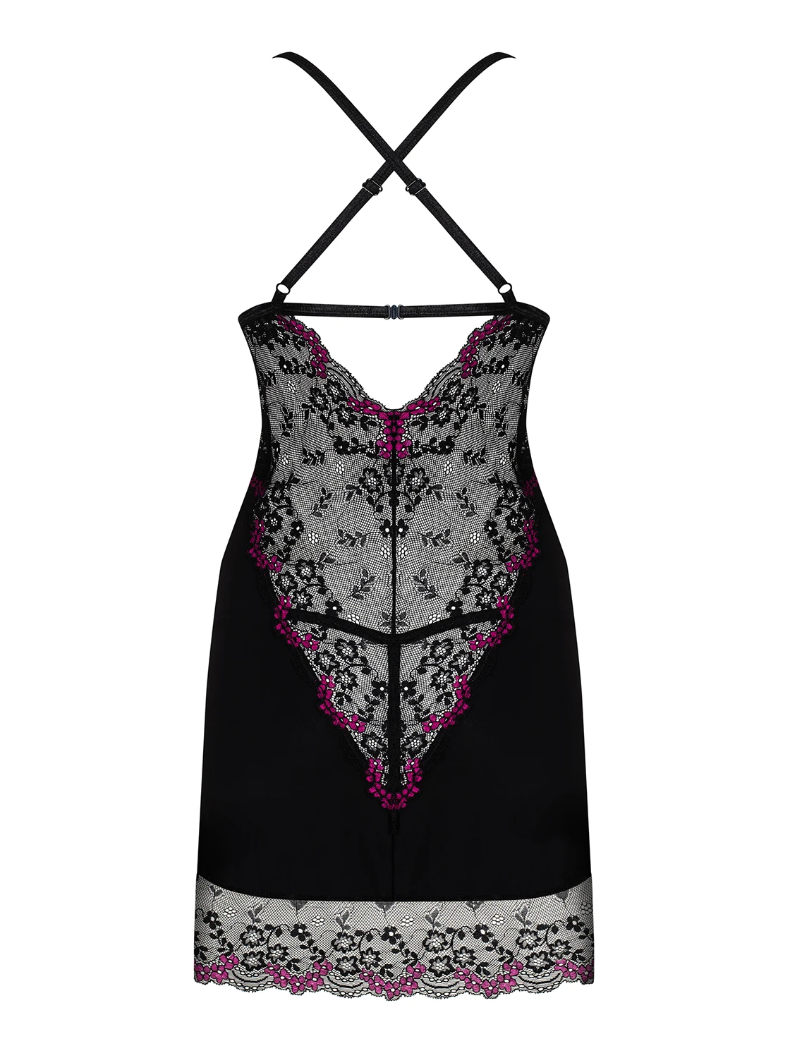 Romantischer Chemise mit Spitze und Schmuckanhänger von Obsessive Romantischer Chemise mit Spitze und Schmuckanhänger von Obsessive