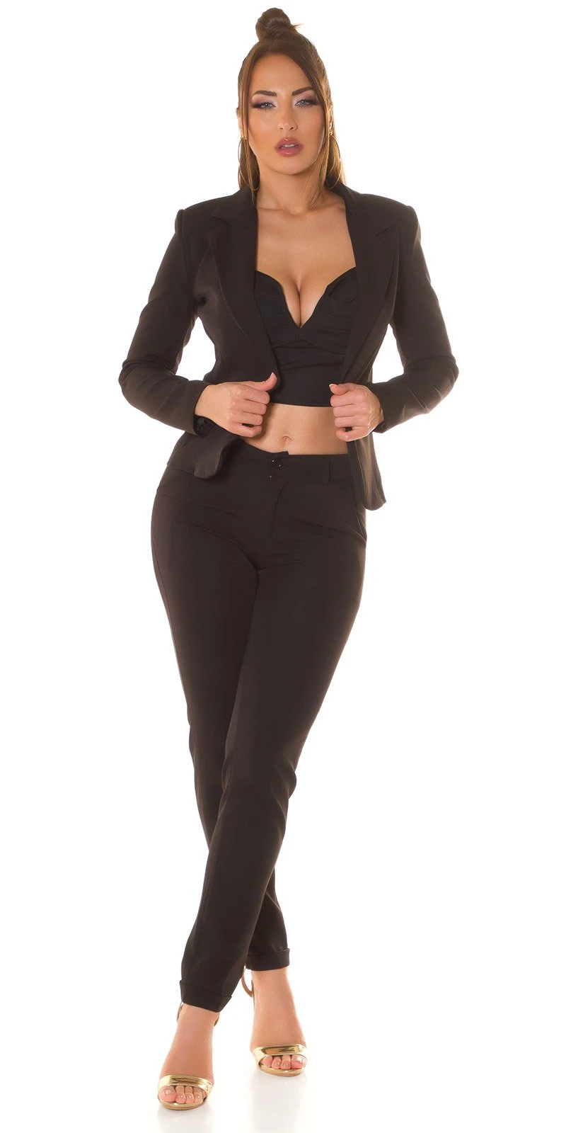 Uni Classic Kurz Blazer im Business Style Uni Classic Kurz Blazer im Business Style