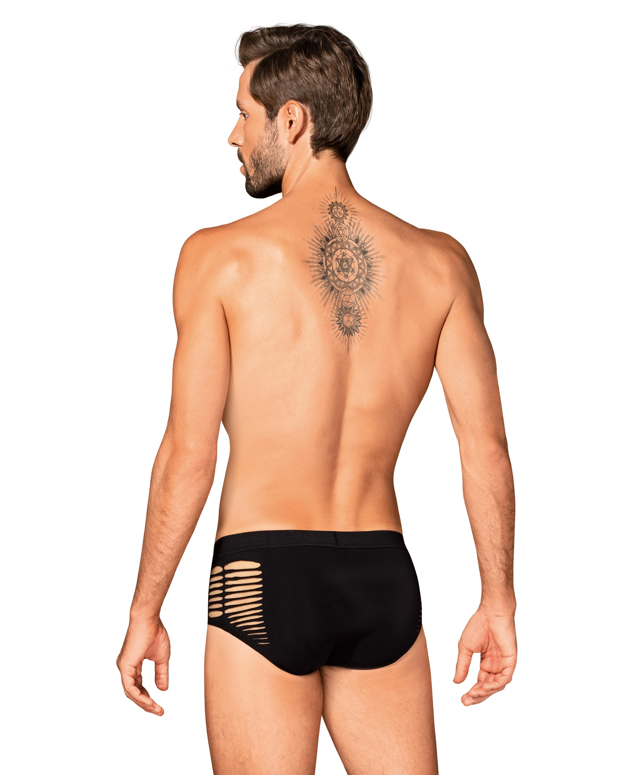 Herren M101 Slip blickdicht mit Cutouts von Obsessive