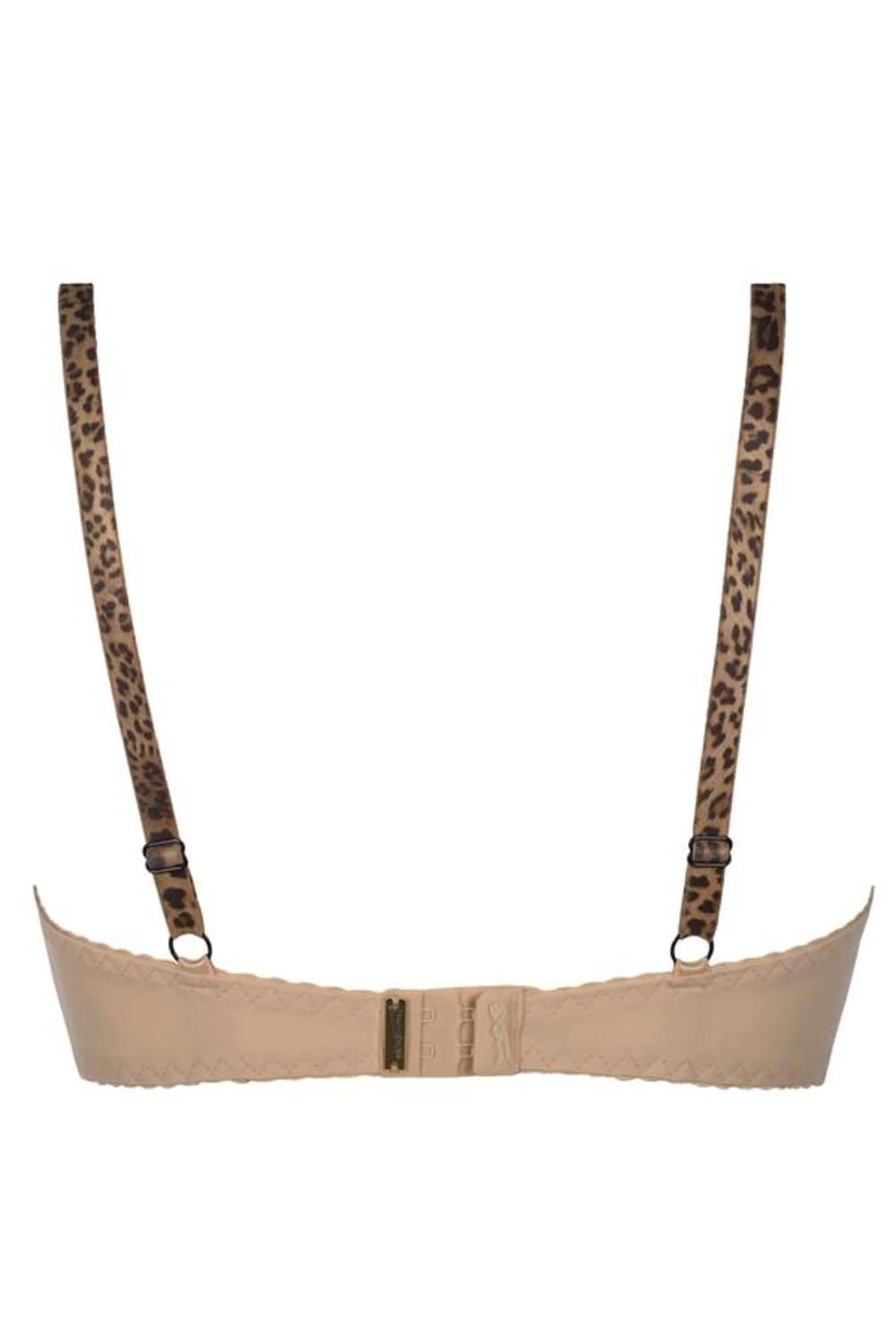Axami räuberischen Panther-Muster Bügel PushUp BH beige