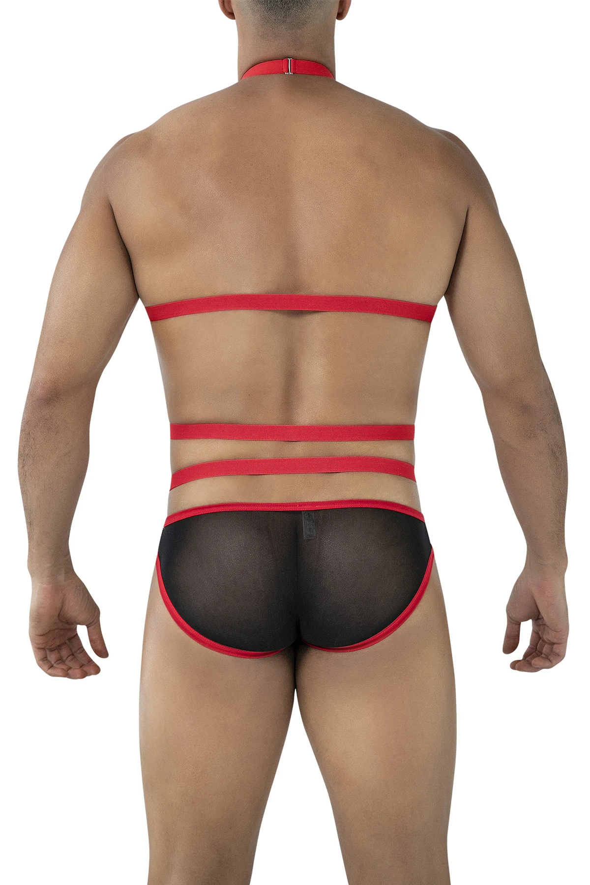 schwarz/roter Body-Harness RAV114 - S