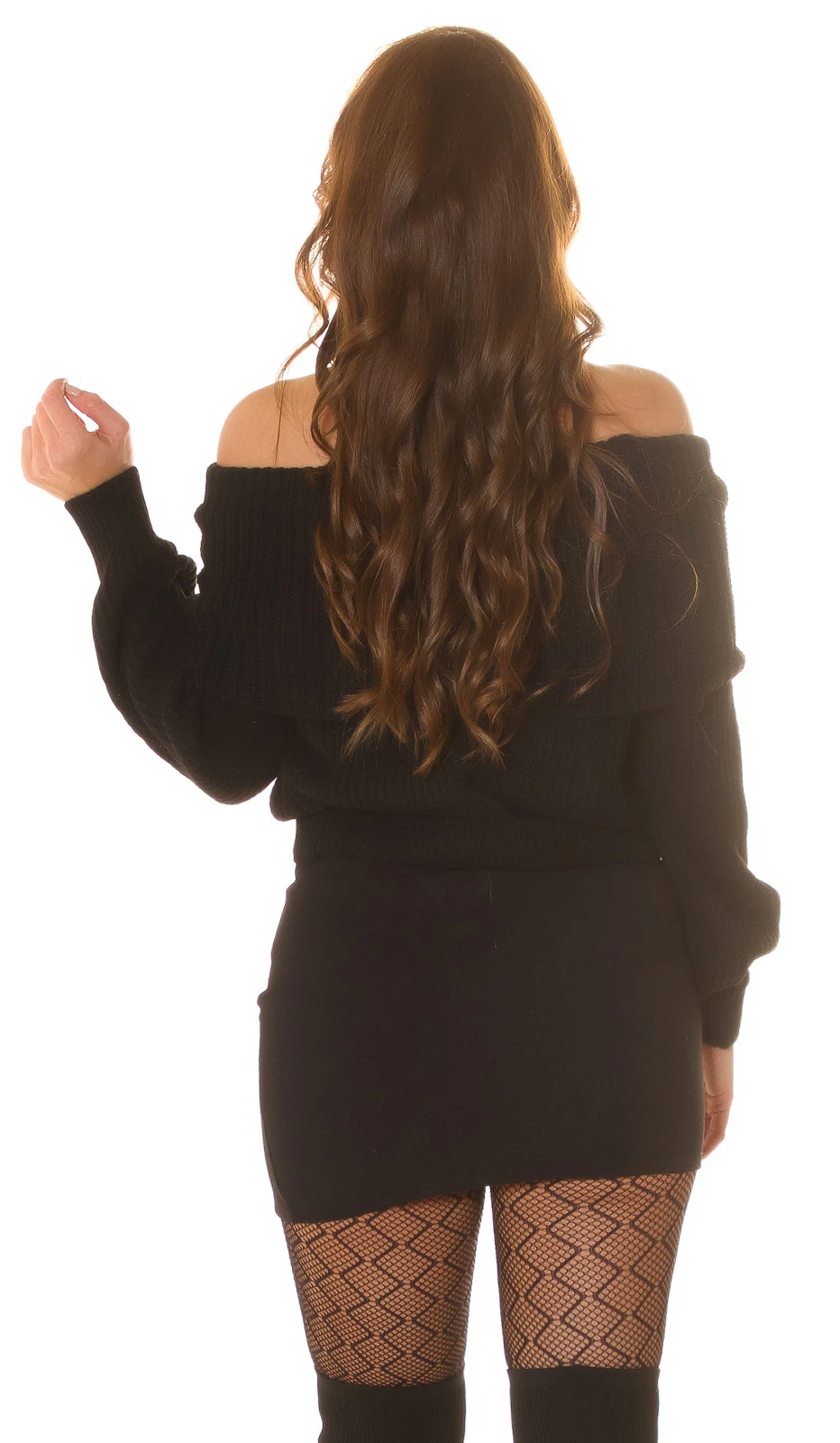 Off Shoulder Pullover Grobstrick Strickpullover Wollpullover Carmen-Ausschnitt mit Umlegekragen Off Shoulder Pullover Grobstrick Strickpullover Wollpullover Carmen-Ausschnitt mit Umlegekragen