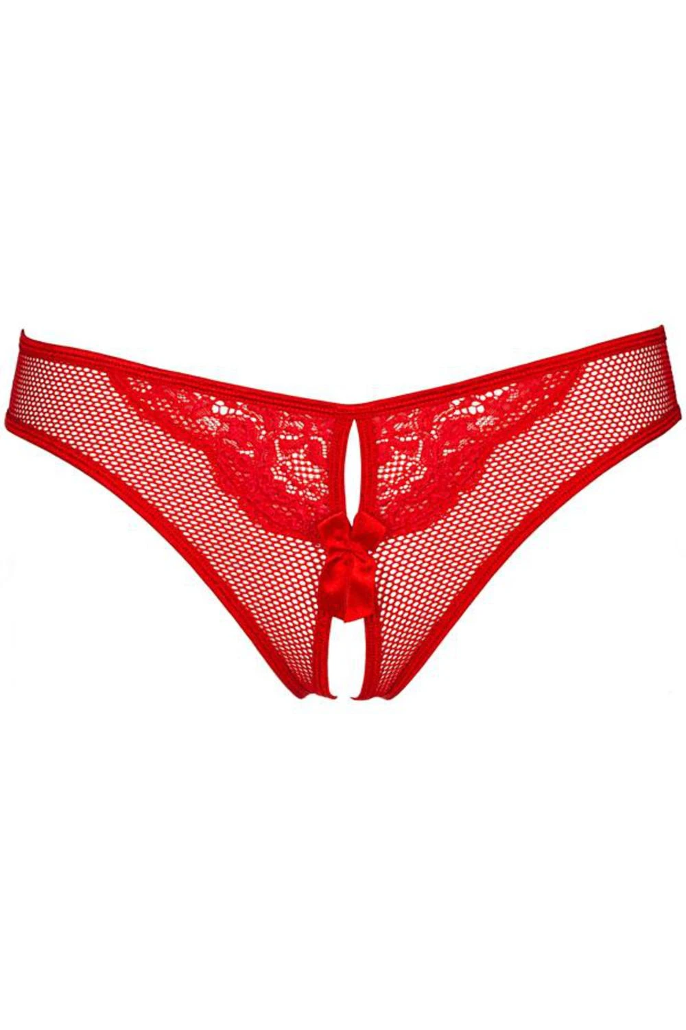 Axami roter Overt String mit Armsatinband Axami roter Overt String mit Armsatinband