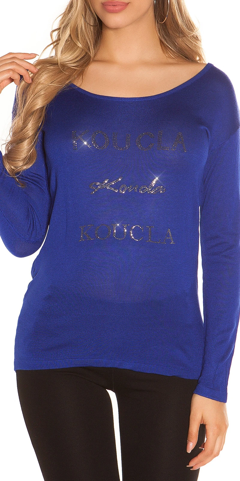Hot Langarm Pullover Spitzen-Rücken und Wasserfall Hot Langarm Pullover Spitzen-Rücken und Wasserfall