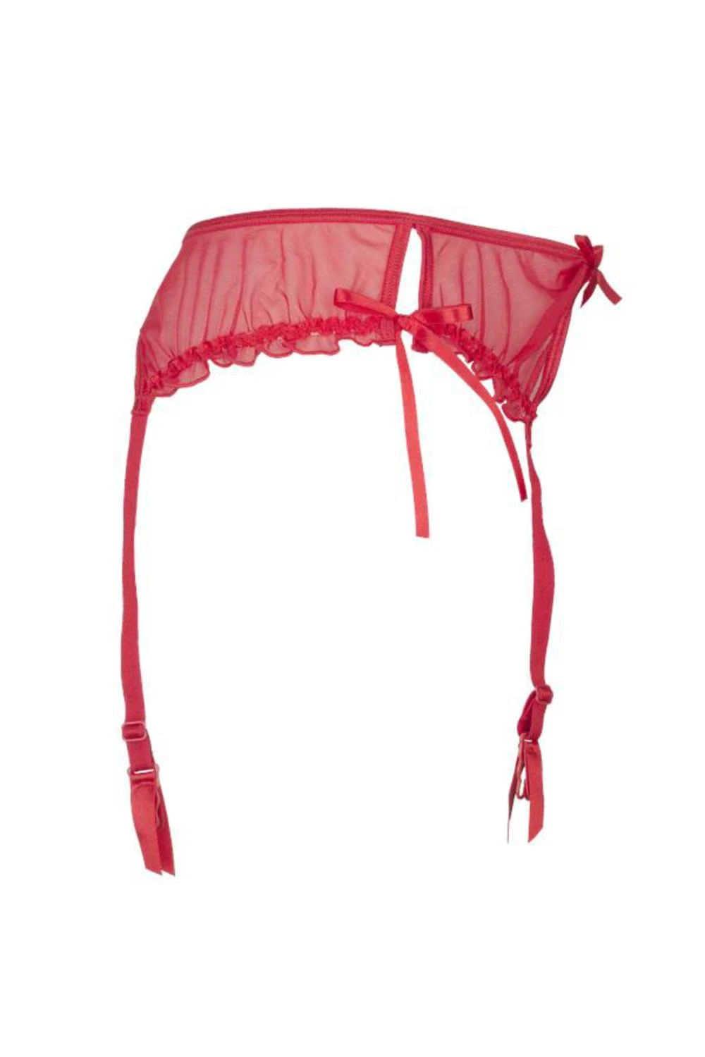 Axami Plus-Size Tüll Strumpfgürtel rot Axami Plus-Size Tüll Strumpfgürtel rot