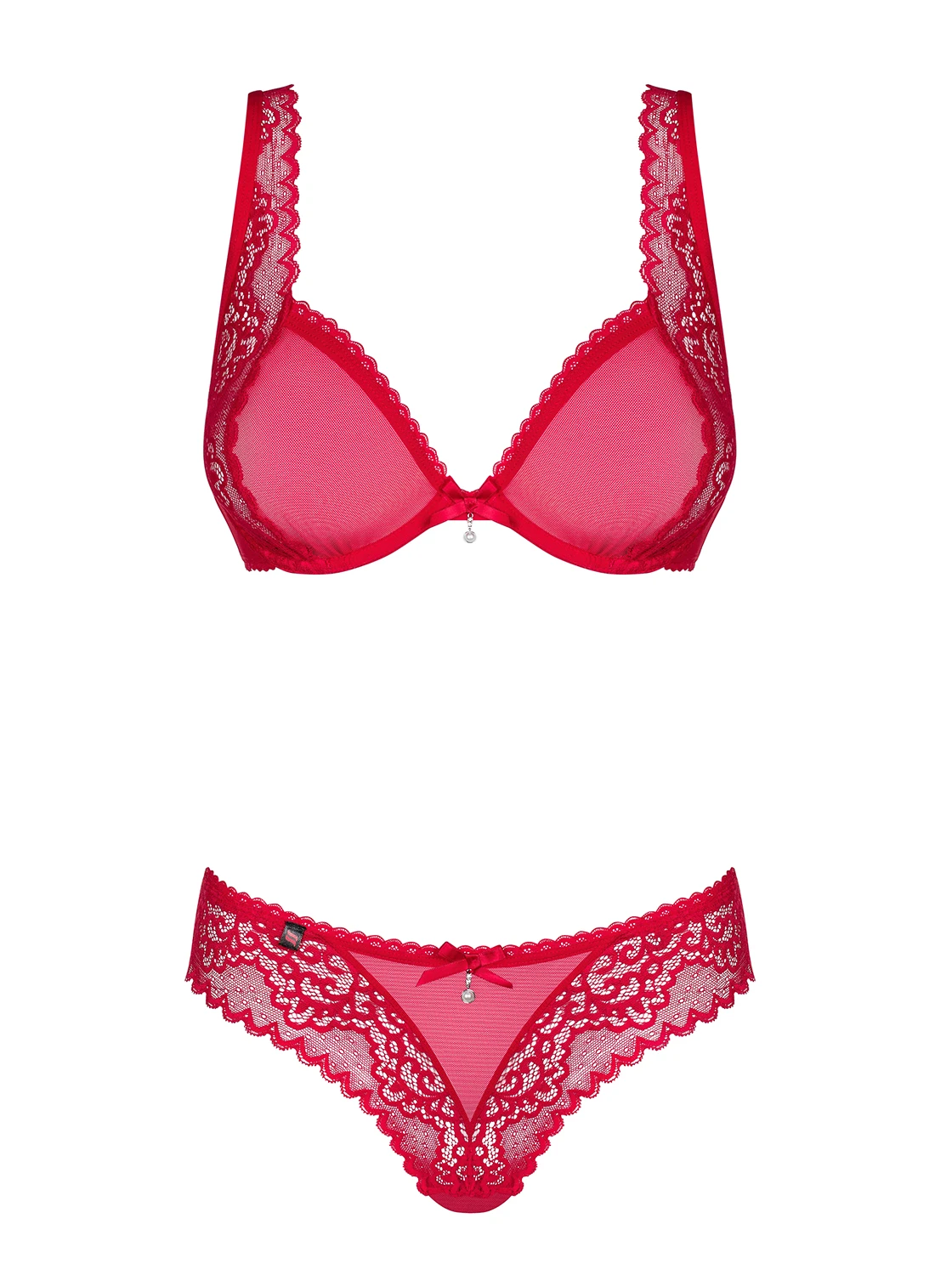 Zweiteiliges BH Set mit sinnlicher Spitze