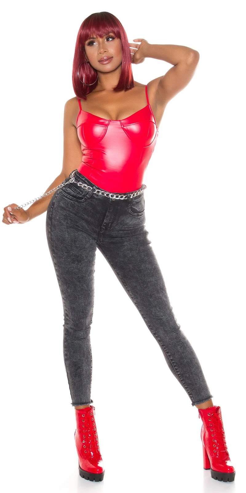 Washed out Skinny High Waist Jeans Washed out Skinny High Waist Jeans