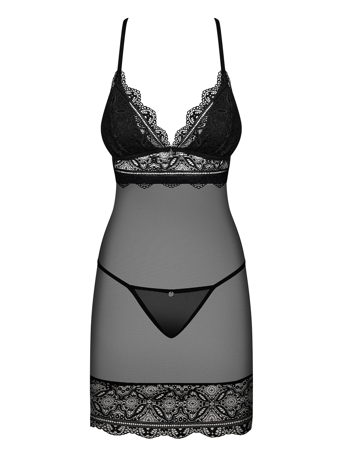 Chemise mit gepolsterten Cups von Obsessive
