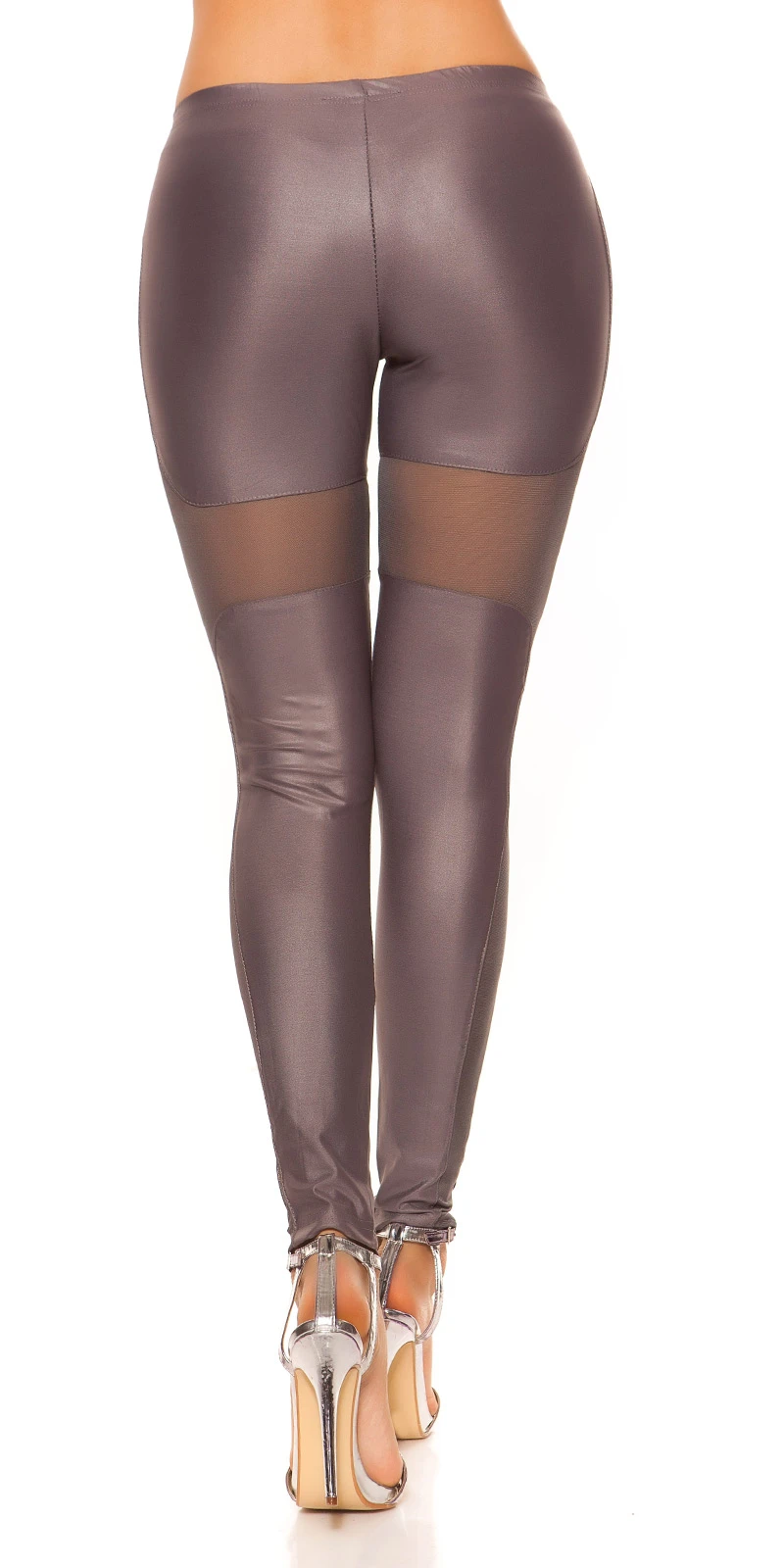 Sexy KouCla Leggings mit Netzapplikationen