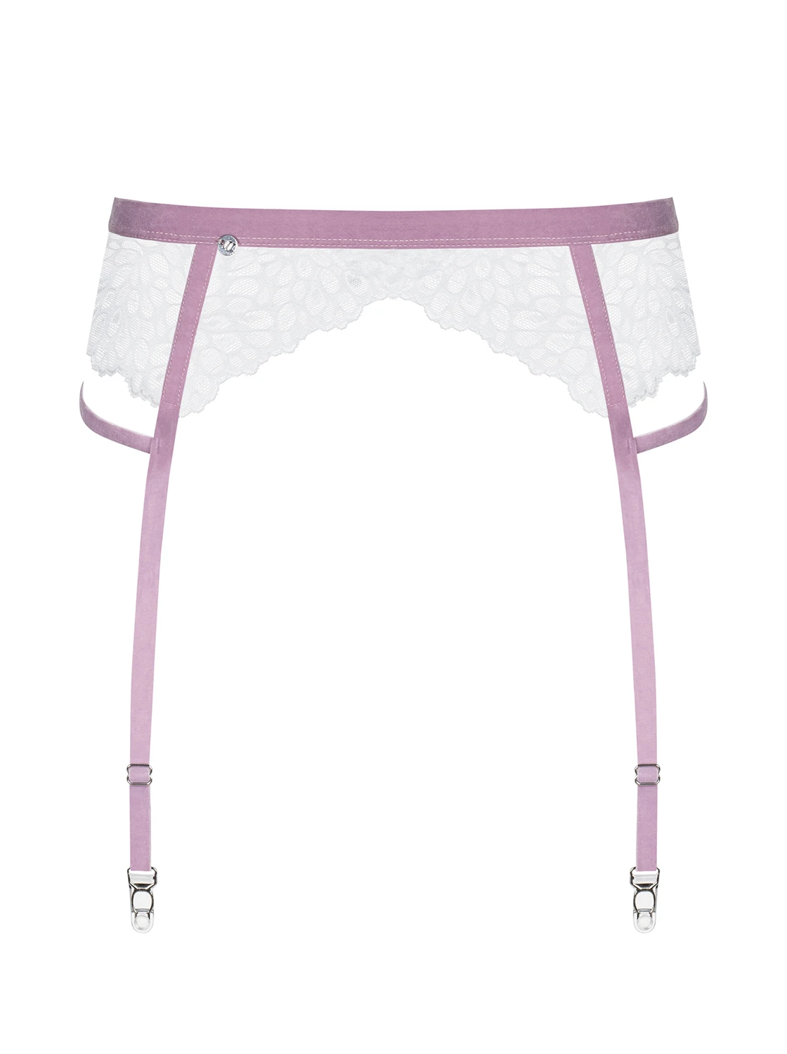 Garter Belt aus floraler Spitze