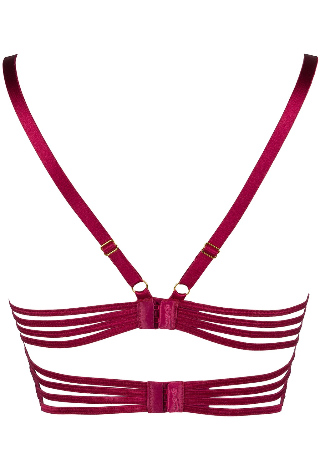 Axami sexy Bustier BH aus zarter roter Spitze mit verstellbaren Trägern Axami sexy Bustier BH aus zarter roter Spitze mit verstellbaren Trägern