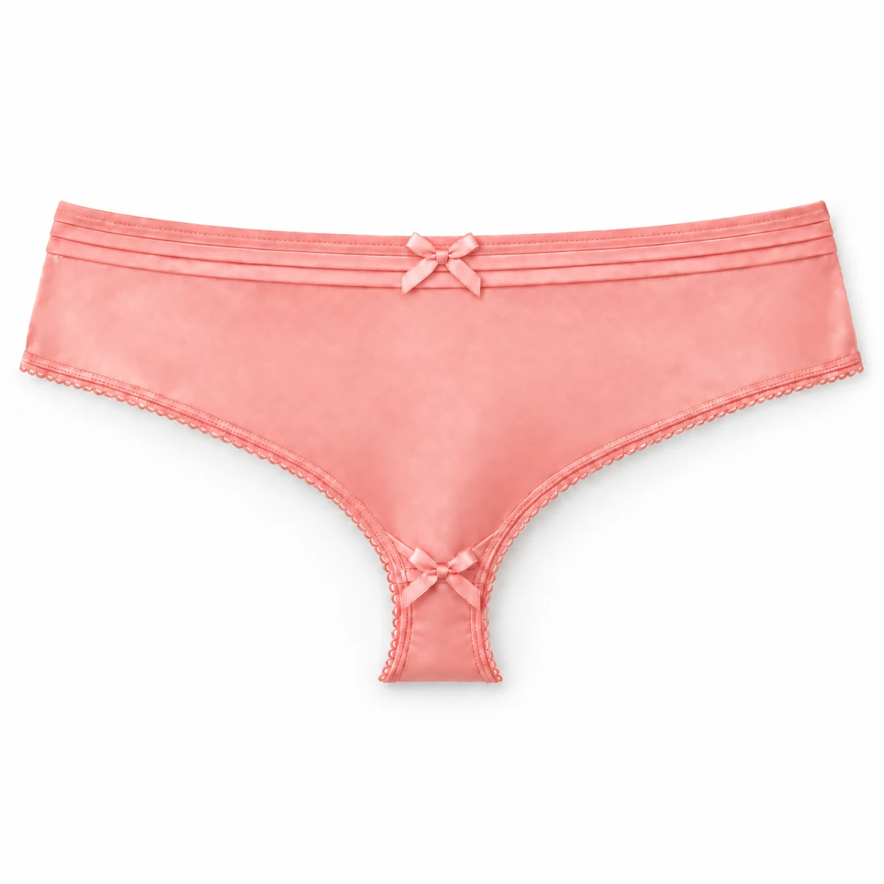 Axami V-4258  Hipster String mit verführerischer Ajourspitze und zarten Satinschleifen – raffinierte Dessous für aufregende Momente