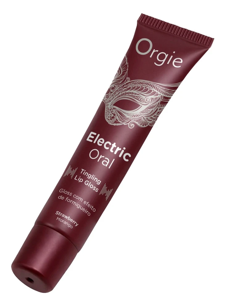 Orgie Electric Oral 10ml, Orgie Electric Oral Lipgloss Erdbeere mit prickelndem Vibe für heiße Küsse & stimulierende Spiele
