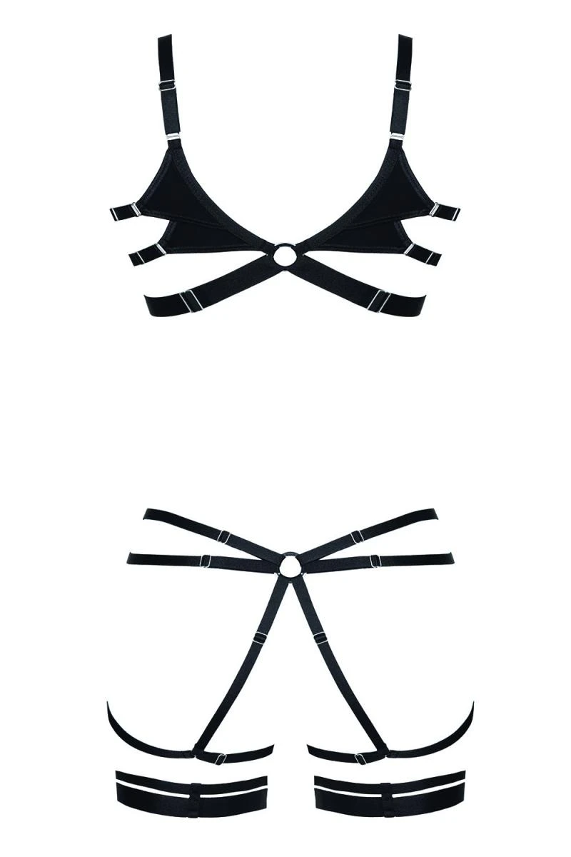 Dessous Set mit integriertem Strumpfhalter LX Collection