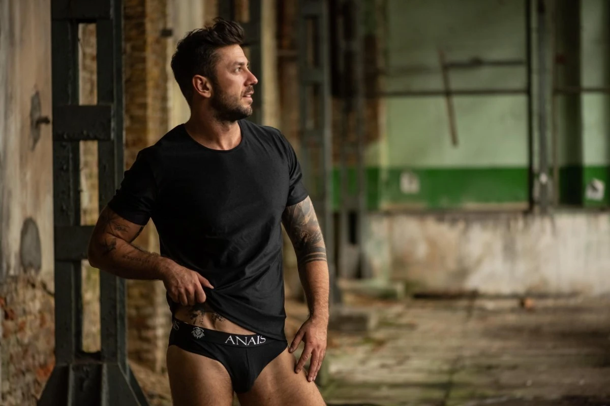 Herren T-Shirt glänzend und blickdicht  von Anais for Men