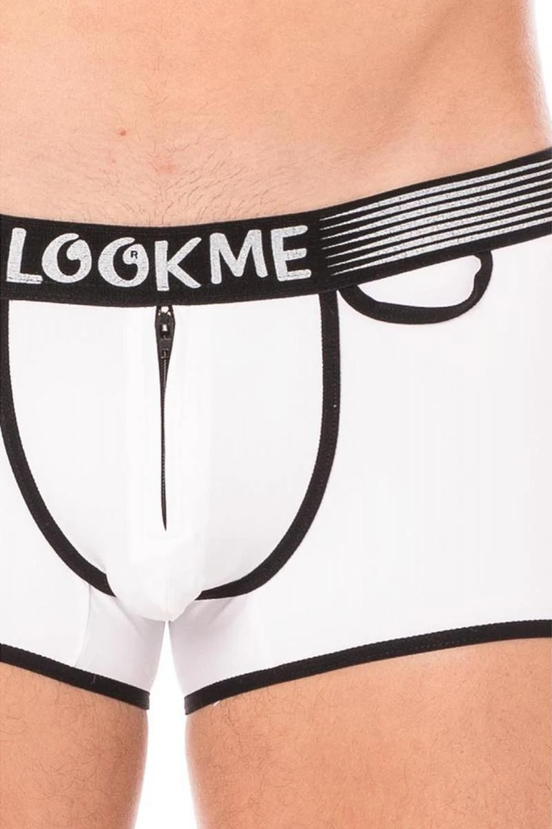 Herren Boxer Short in weiß 2003-68 von Look Me