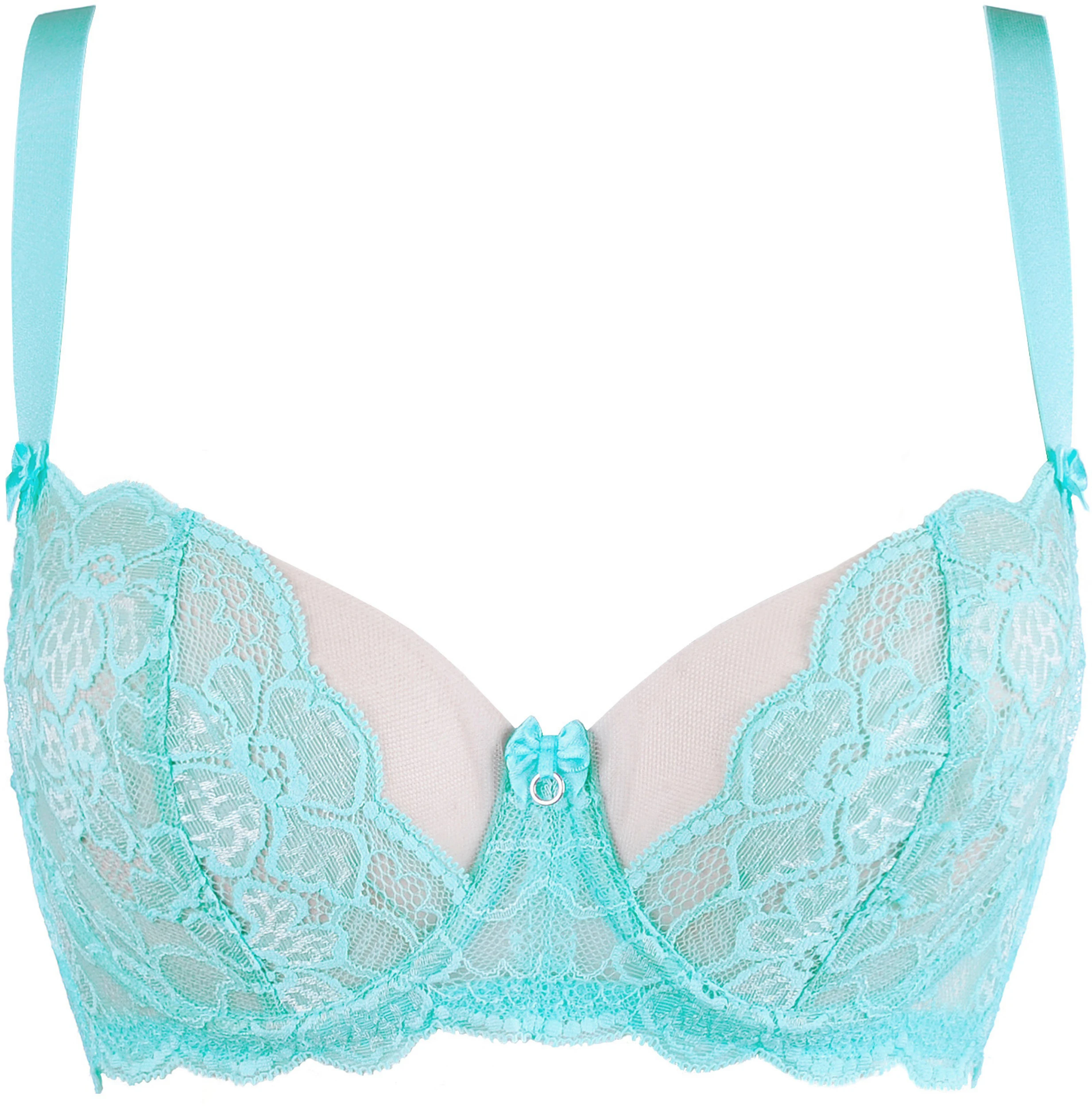 Axami Lingerie Bügel BH mit filigraner Spitze mit Blumenmotiv, transparentem Tüll Axami Lingerie Bügel BH mit filigraner Spitze mit Blumenmotiv, transparentem Tüll
