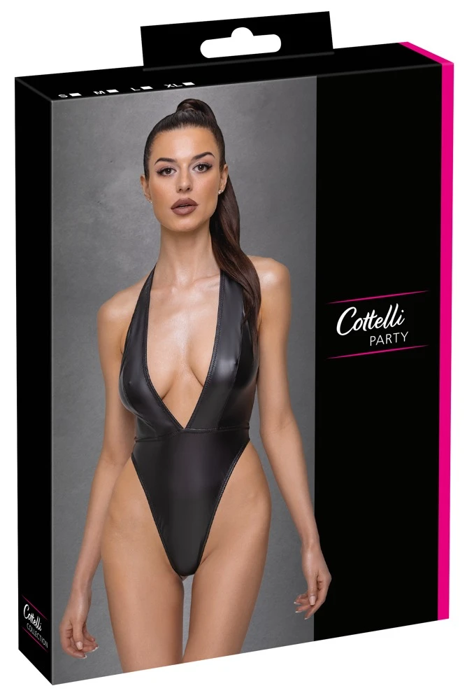 Cottelli PARTY Riostring-Body Mattlook tiefes Dekolleté und einen freien Rücken edler Mattlook