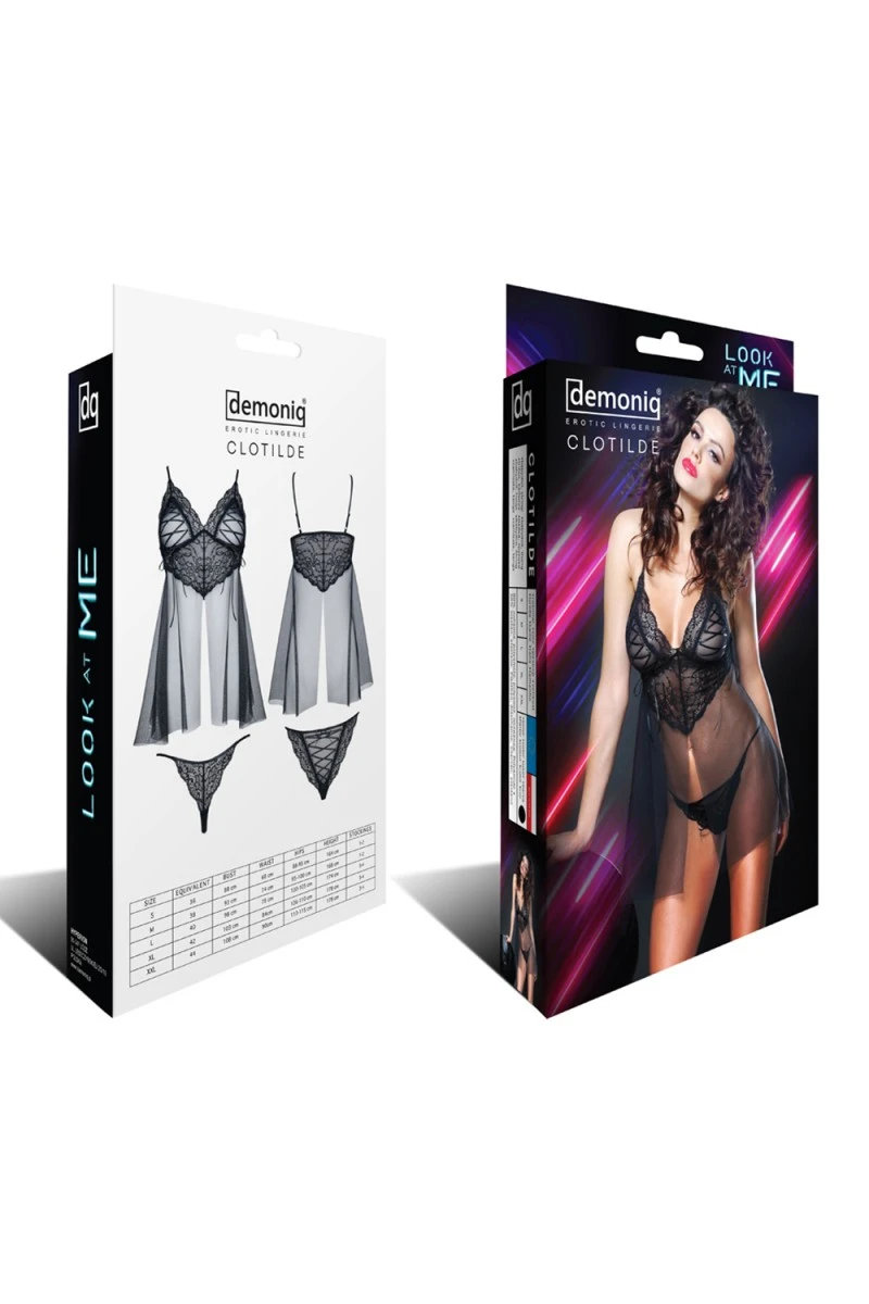Babydoll aus Tüll Stoff