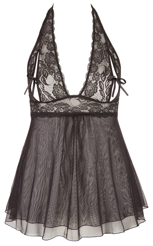 Cottelli Verspielte Eleganz: Geschlitzte Cups, Neckische Schleifen und Raffinierte Details in schwarz