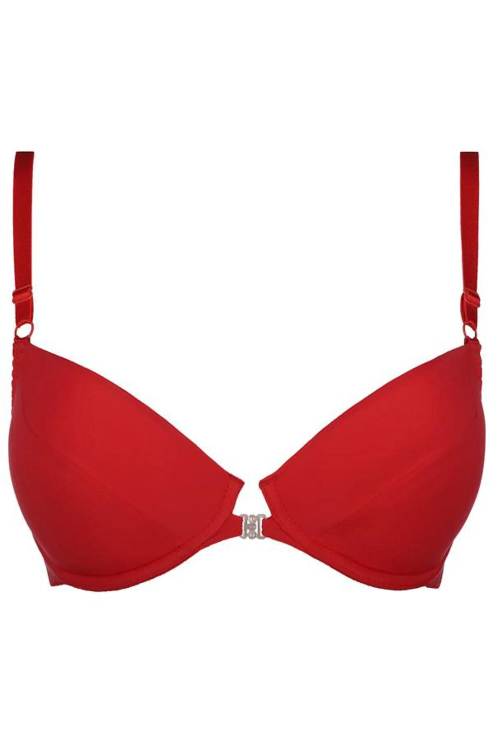 Axami rot PushUp-BH Rückseite aus dünnen flexiblen Streifen und Riemen Axami rot PushUp-BH Rückseite aus dünnen flexiblen Streifen und Riemen