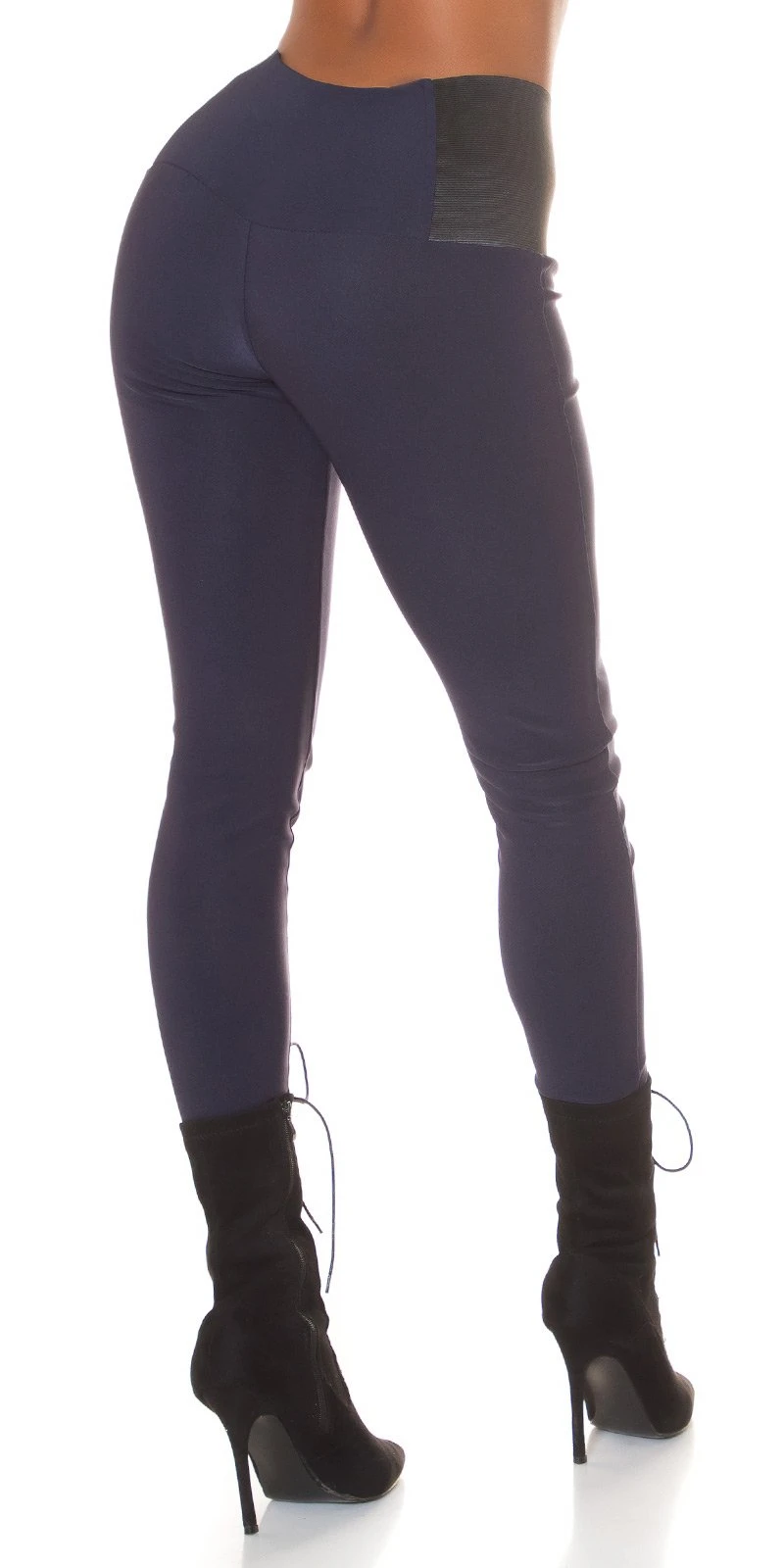 Business High Waist Leggings mit Stretch-Detail Business High Waist Leggings mit Stretch-Detail