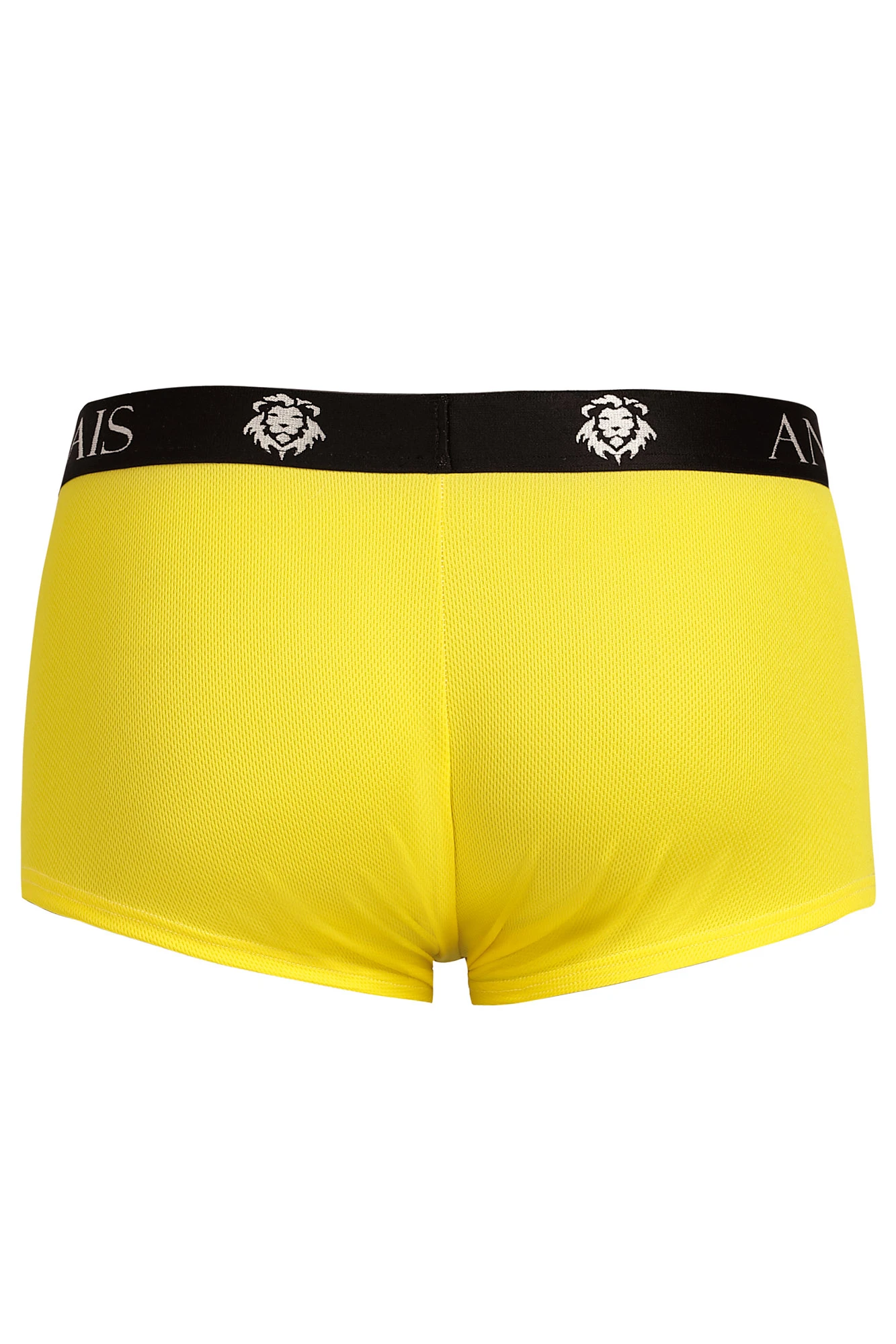 Herren Boxer Shorts 053382 gelb, Hochelastischer Jersey-Stoff, blickdicht und breiter Gummibund mit stylischem Aufdruck für besten Komfort!