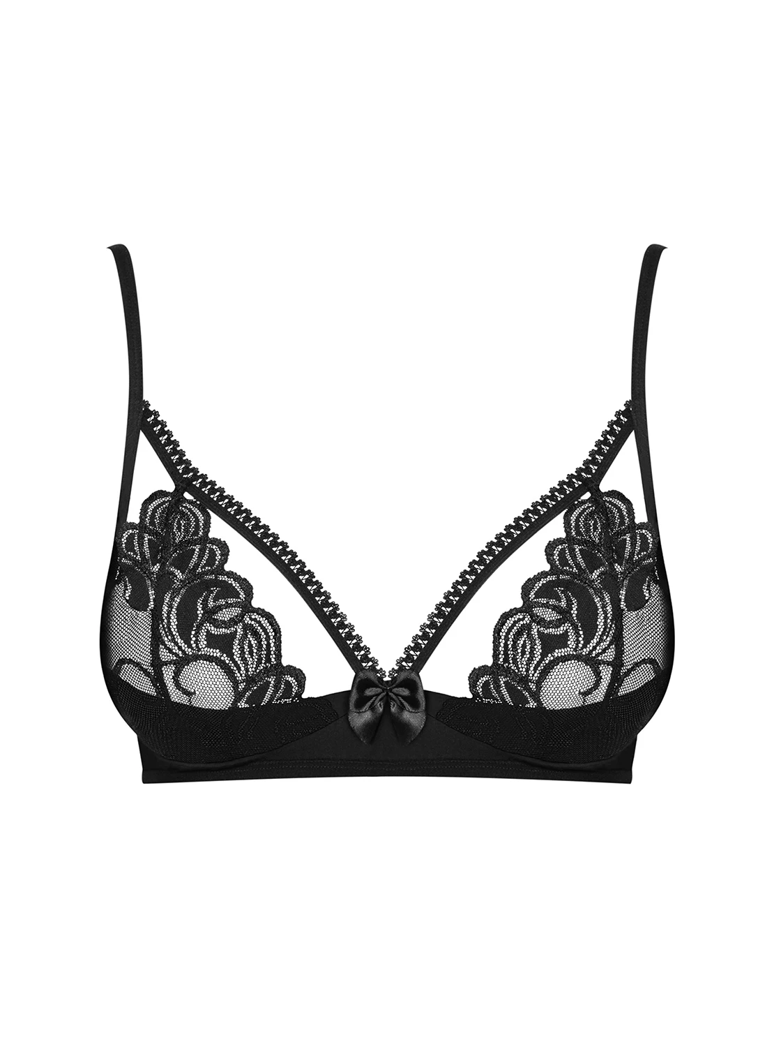Sinnlicher BH mit gepolsterten Cups und Spitze von Obsessive