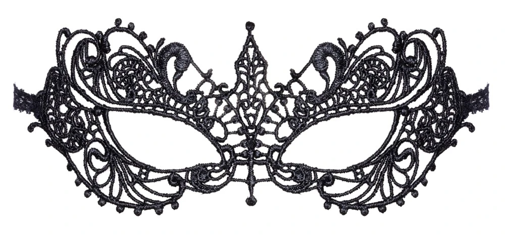 Cottelli ACCESSOIRES Augenmaske – filigrane Spitze, weiche Passform & geheimnisvoller Look für besondere Momente