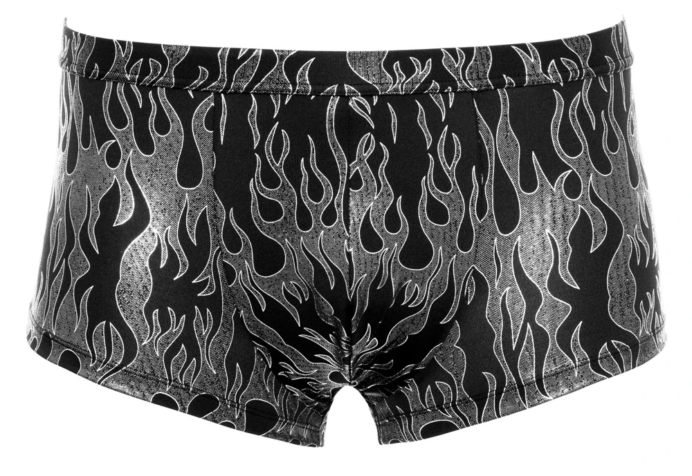 Betonende Pants Schwarz-Silber im Mystic-Metallic-Look von Svenjoyment – sexy glänzend, körpernah geschnitten und elastisch für maskuline Ausstrahlung Betonende Pants Schwarz-Silber im Mystic-Metallic-Look von Svenjoyment – sexy glänzend, körpernah geschnitten und elastisch für maskuline Ausstrahlung