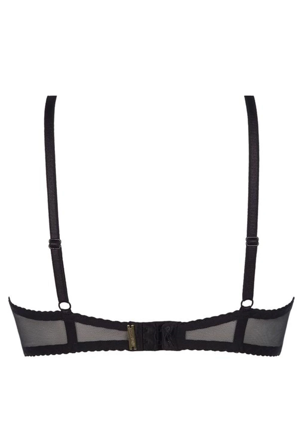 Axami Hebe BH mit Bügel und zarter Stickerei in Schwarz/Beige Axami Hebe BH mit Bügel und zarter Stickerei in Schwarz/Beige