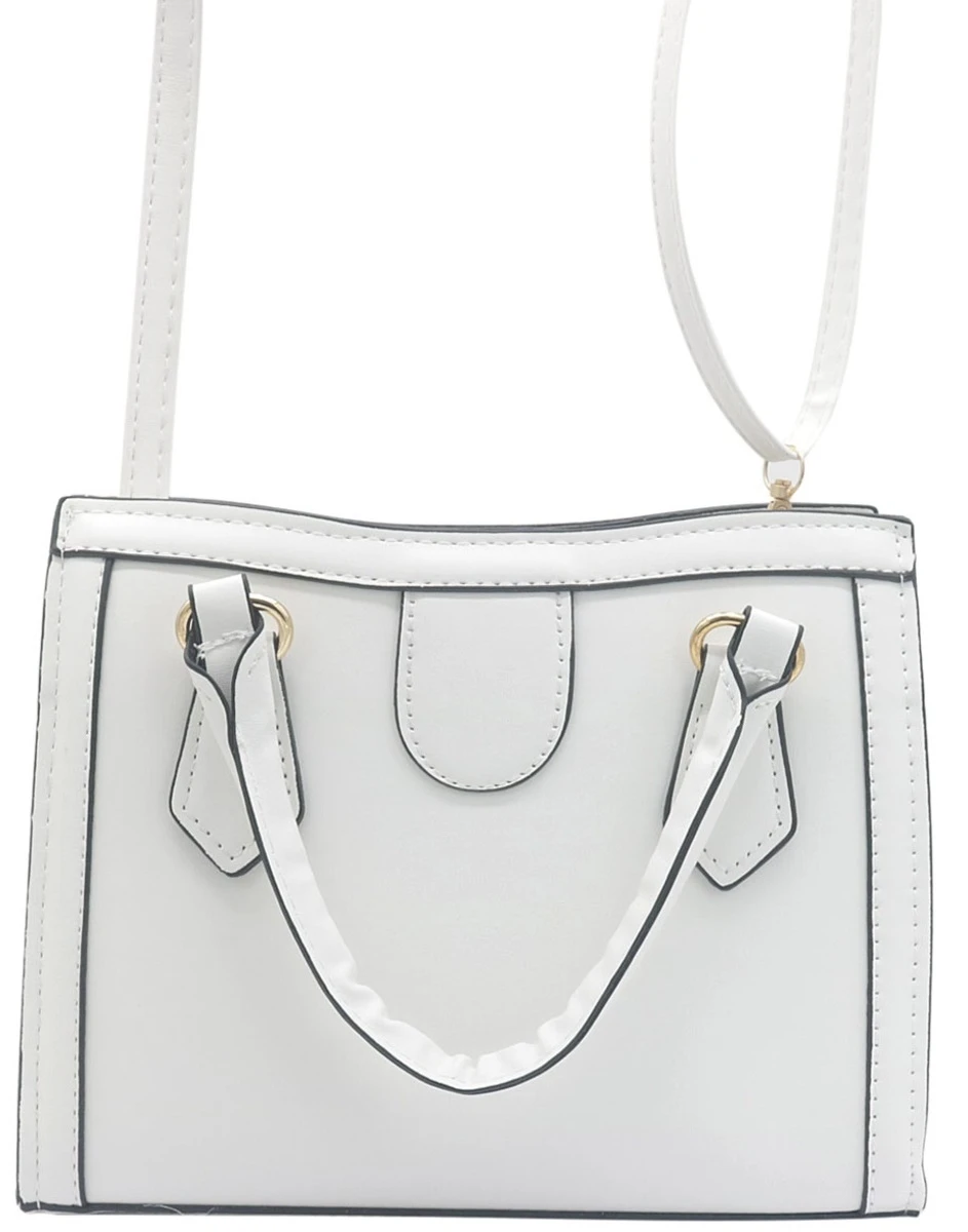 Kleine Damen Kunstleder Leder Look Henkel Tasche Handtasche Abendtasche Umhängetasche