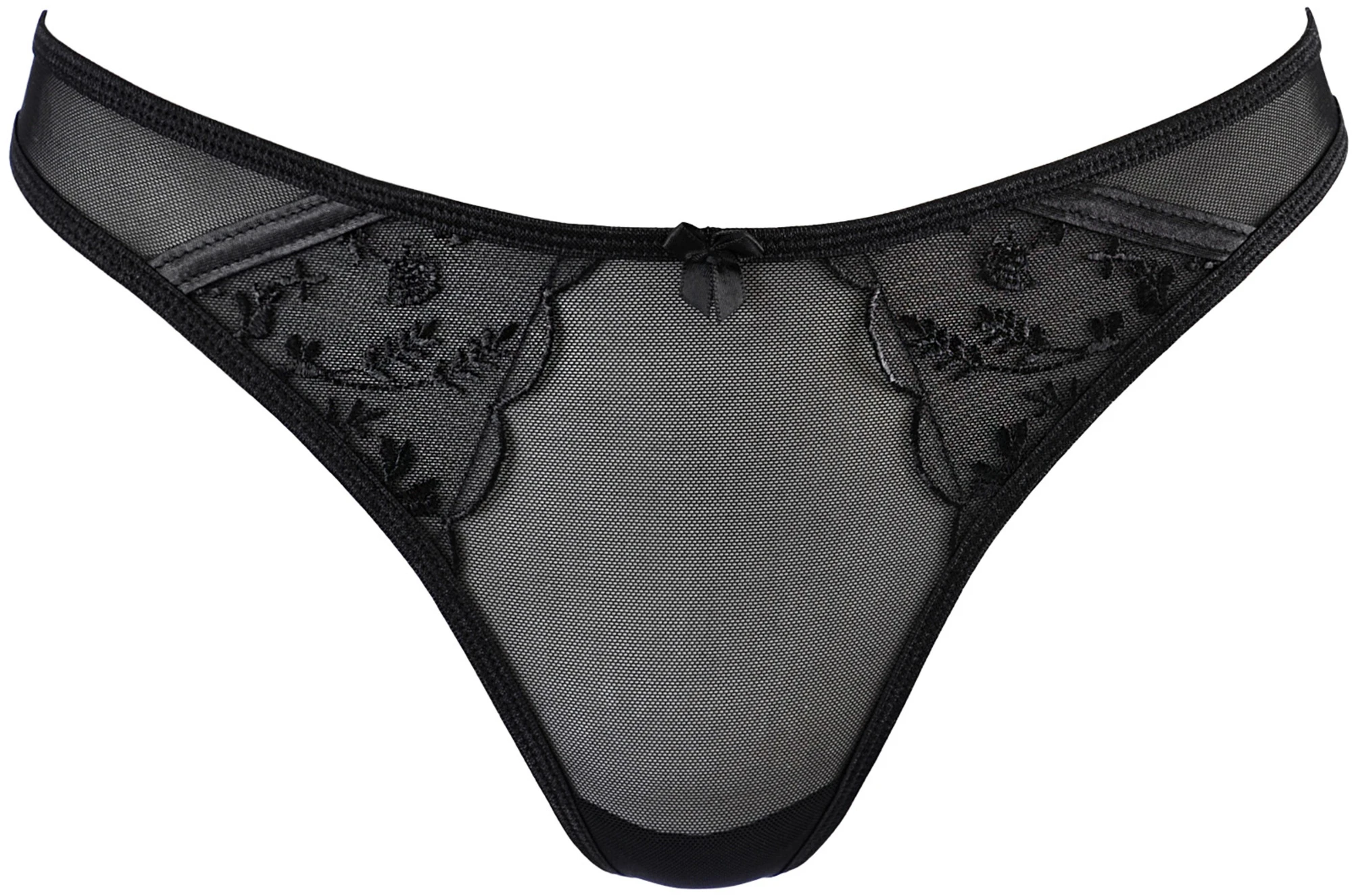 Axami transparenter String mit Spitze und Schleife Axami transparenter String mit Spitze und Schleife