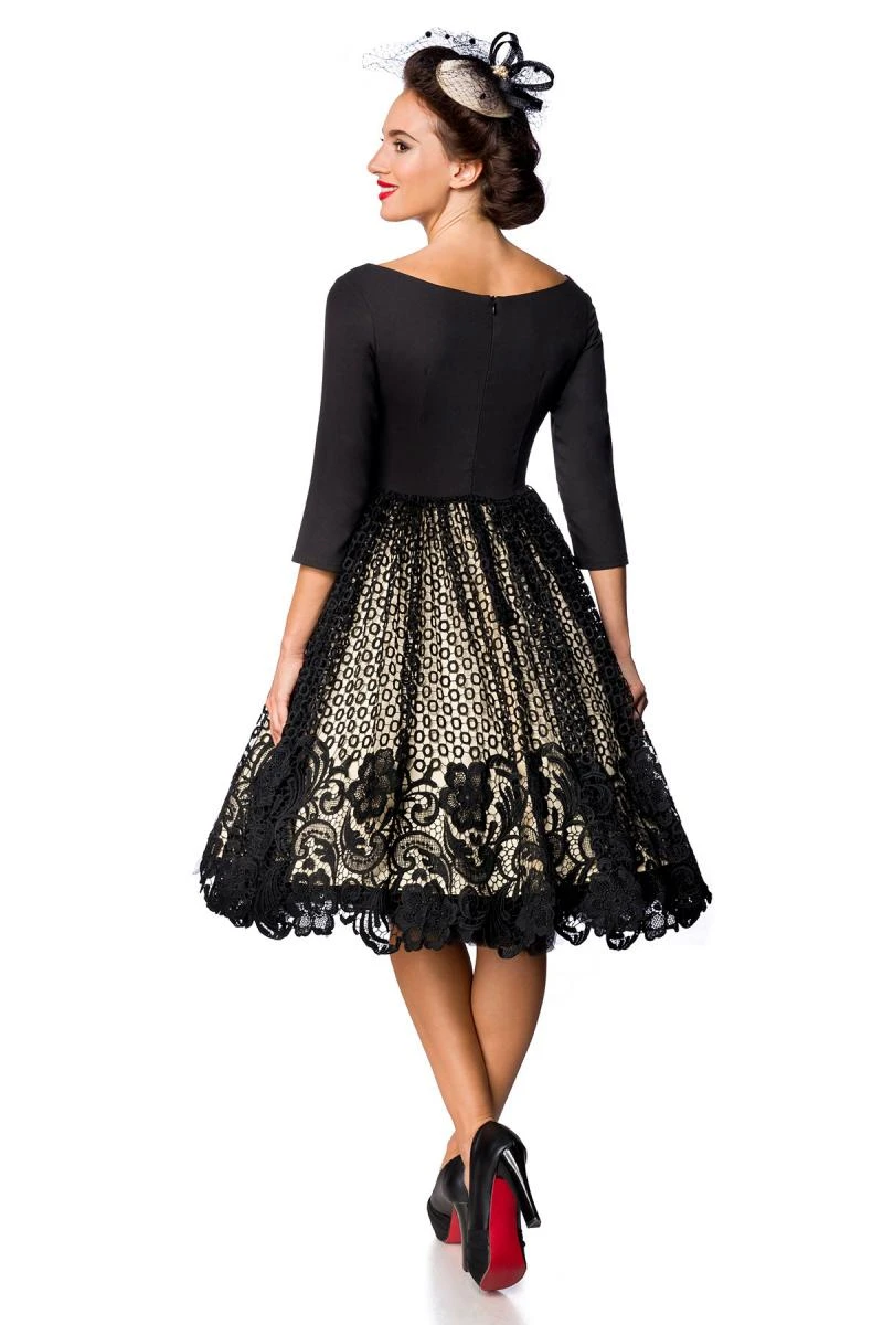 Retro Spitzen-Swingkleid