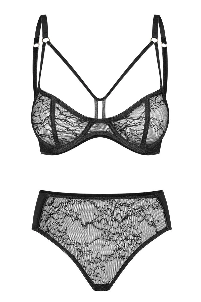 Set aus Balconette Bügel-BH und Panty