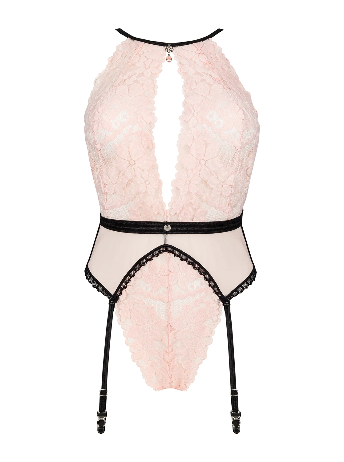 Teddy mit Strapsgürtel mit floraler Spitze von Obsessive Teddy mit Strapsgürtel mit floraler Spitze von Obsessive