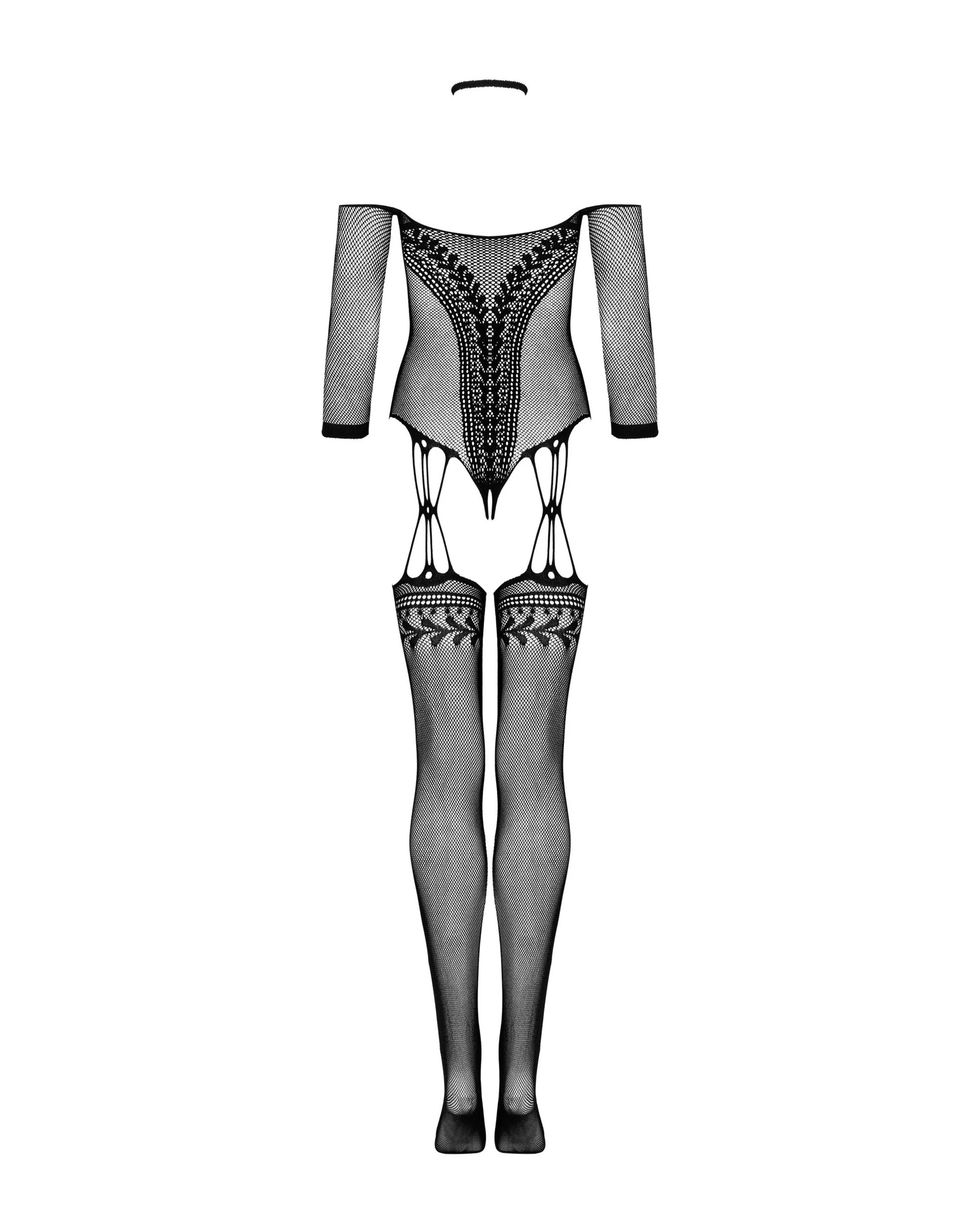 Bodystocking G333 mit offenem Schritt von Obsessive